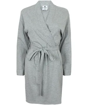Heather Grey - Women's wrap robe