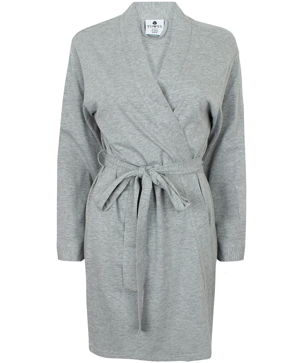 Heather Grey - Women's wrap robe