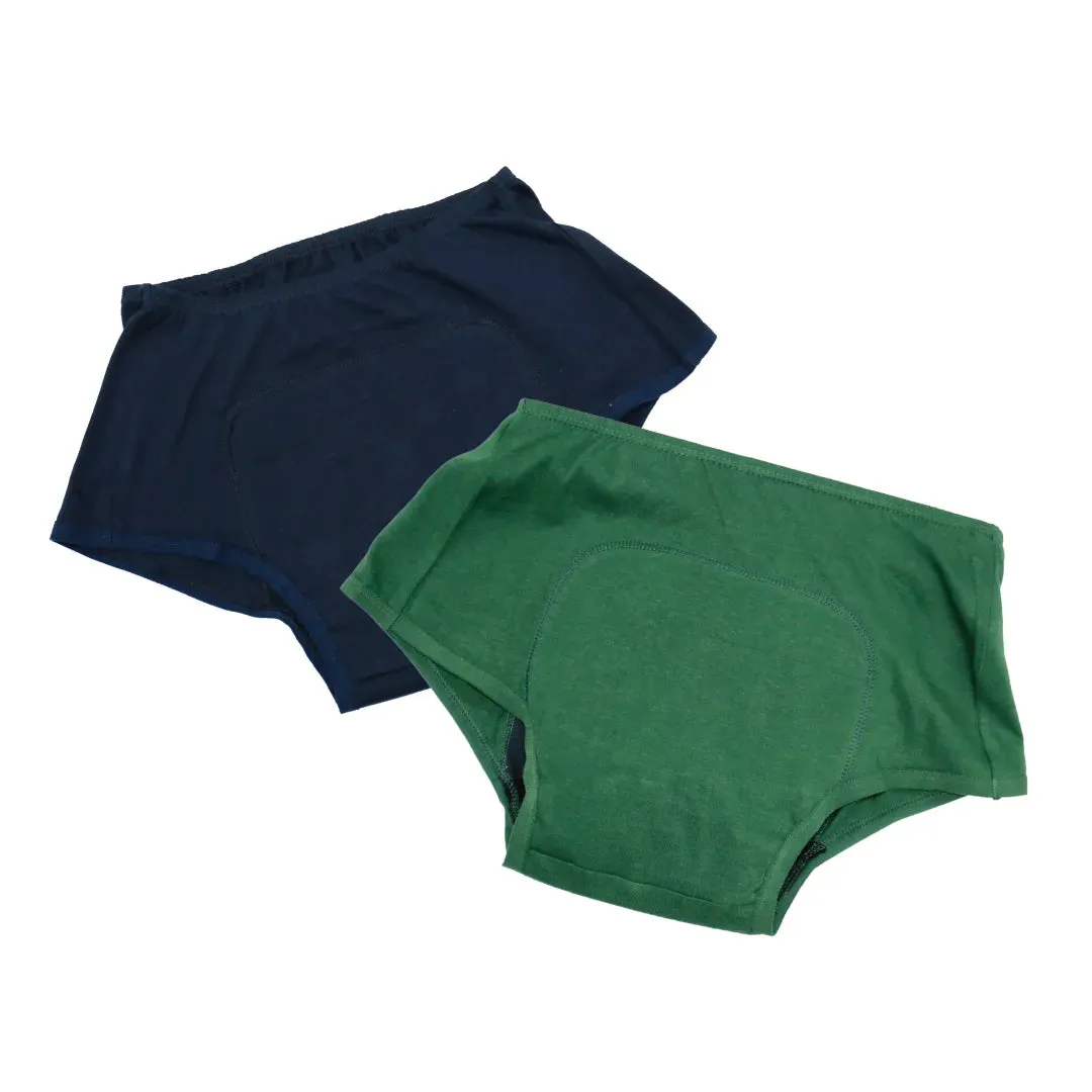Heavy Flow Period Panties For Beginners | Boxer Fit For Heavy Flow | Prevents Front, Back & Inner Thigh Stains | 2 Pack