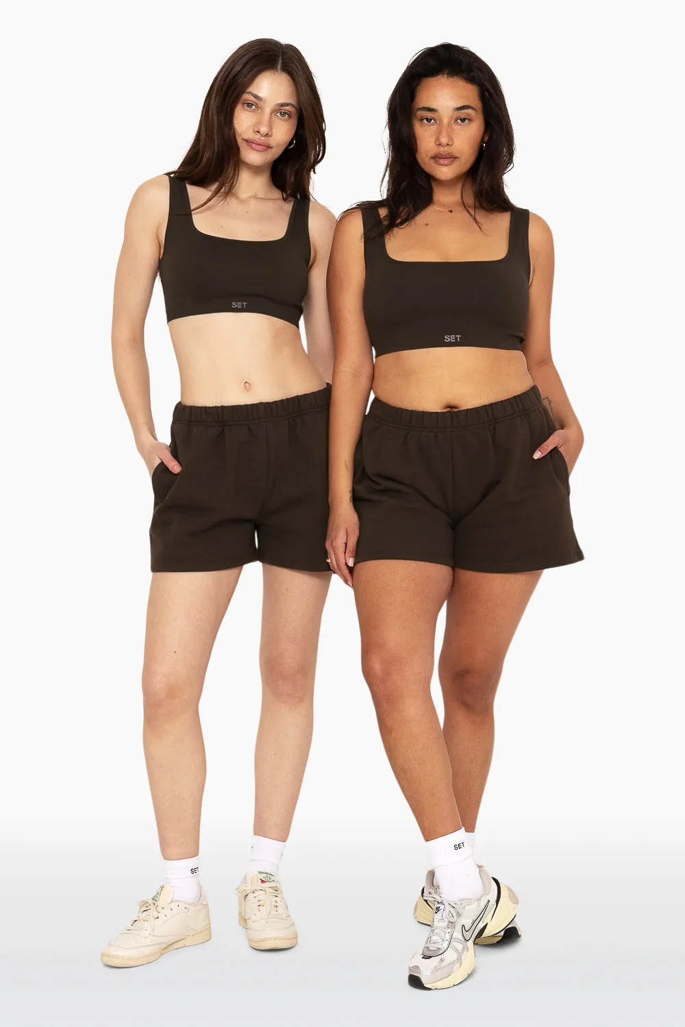 HEAVYWEIGHT SWEATS SWEAT SHORTS - ESPRESSO