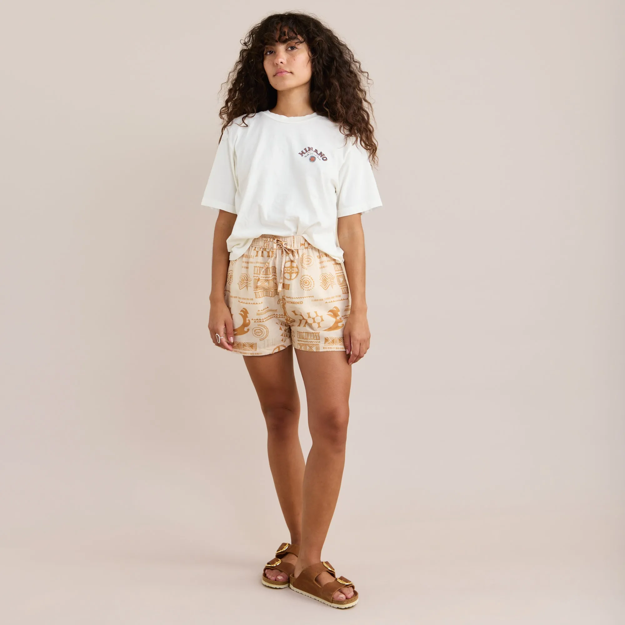 Hinano Idle Shorts - Golden