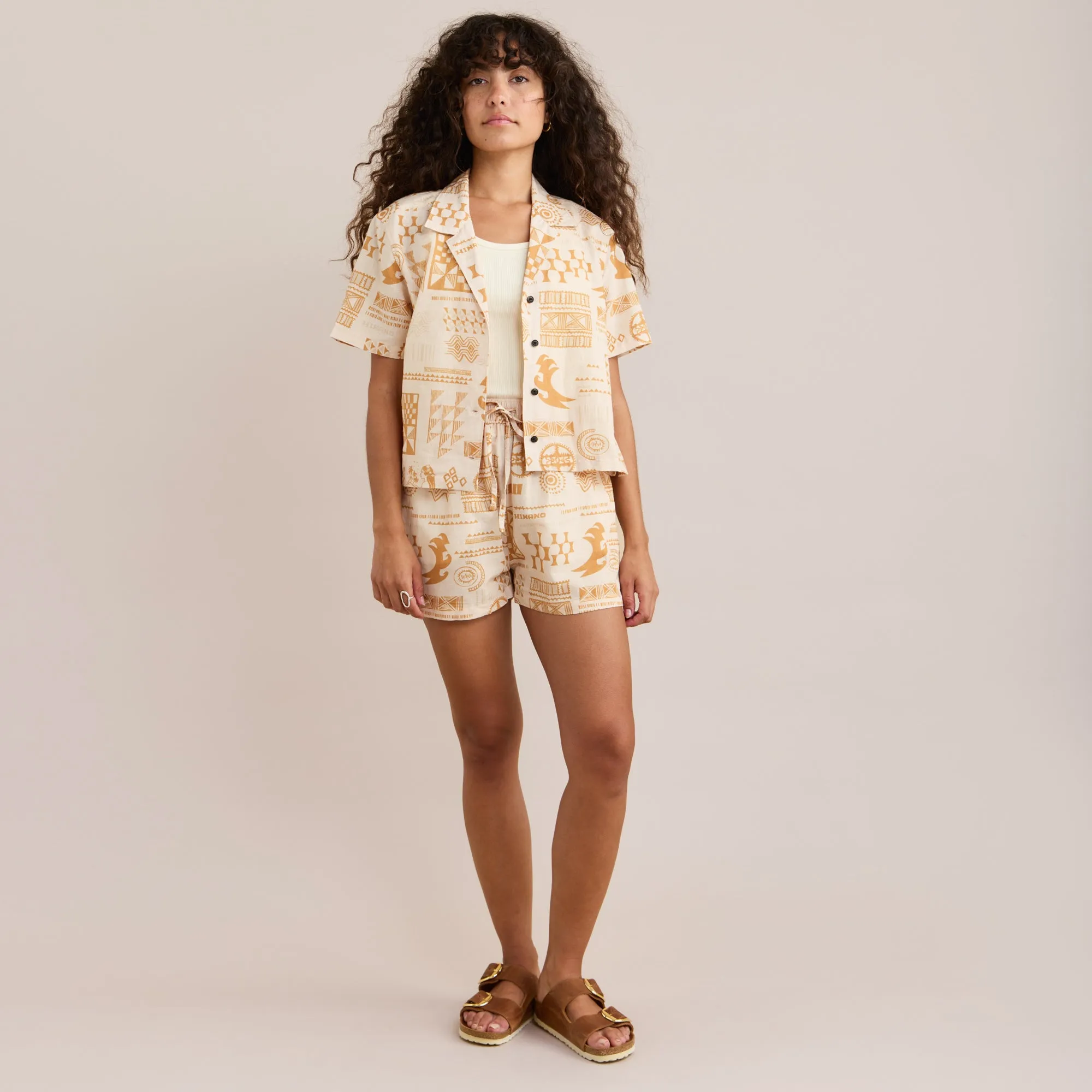 Hinano Idle Shorts - Golden