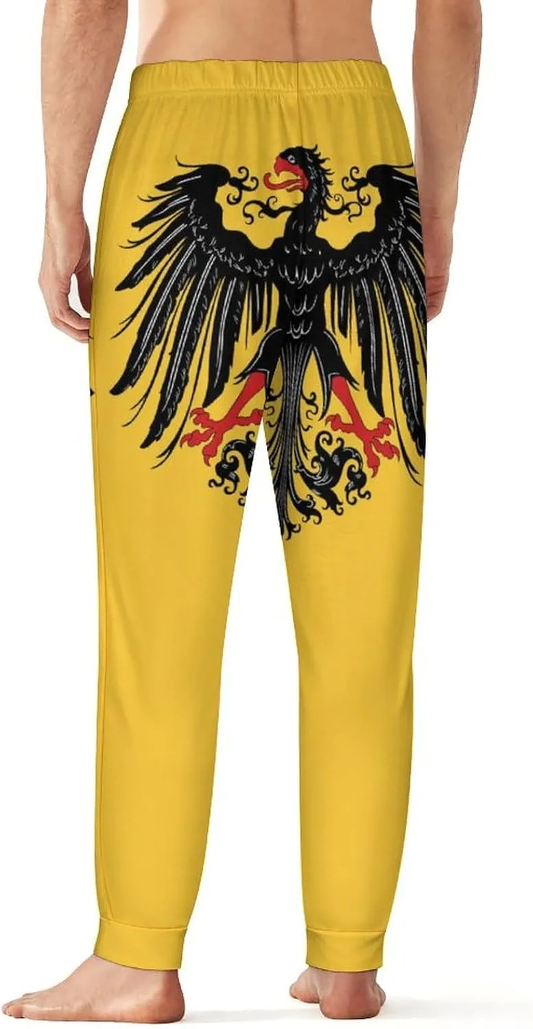 Historical Flag of Holy Roman Empire Men's Pajamas Pant Lounge Sleep Bottoms Sleepwear PJ