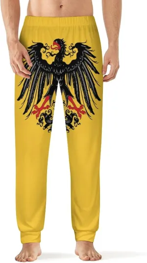 Historical Flag of Holy Roman Empire Men's Pajamas Pant Lounge Sleep Bottoms Sleepwear PJ