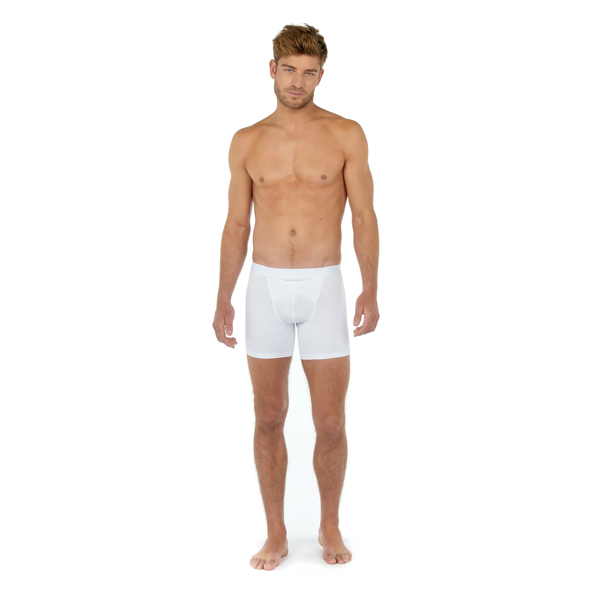 Ho1 Long Boxer Briefs | White 359519-0003