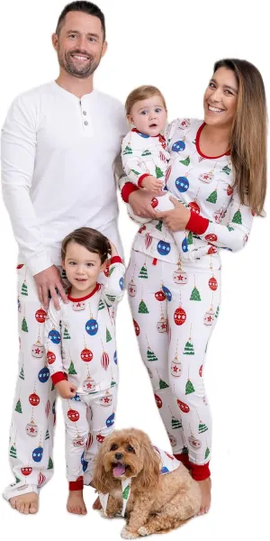 Holiday Family Matching Pajamas sets Organic Cotton Christmas/Halloween Family PJs for Adults, Kids, Baby And Pets