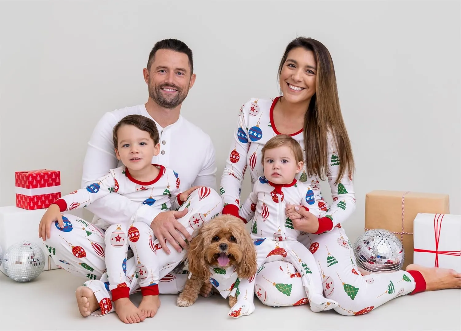 Holiday Family Matching Pajamas sets Organic Cotton Christmas/Halloween Family PJs for Adults, Kids, Baby And Pets