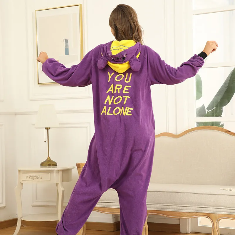 Hoodies Blankets Fleece Cartoon Jumpsuit Pajamas