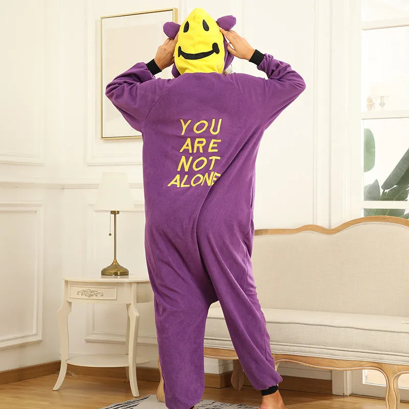 Hoodies Blankets Fleece Cartoon Jumpsuit Pajamas