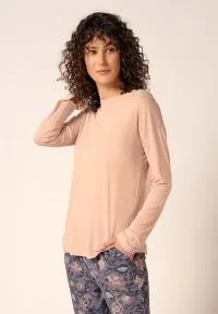 HUBER hautnah - Night Basic Selection - Pajama Top Long
