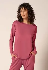 HUBER hautnah - Night Basic Selection - Pajama Top Long