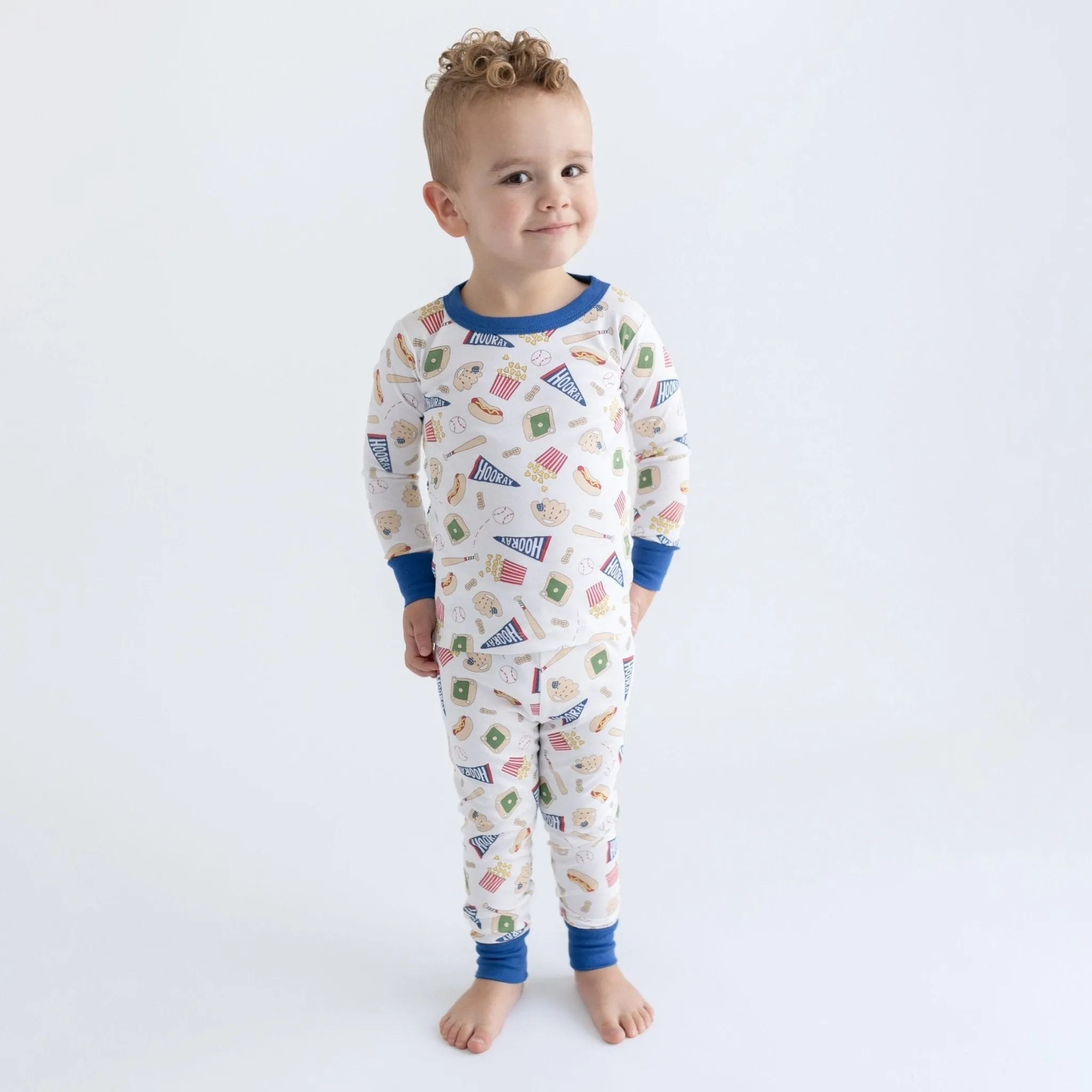 Hurray for Baseball Toddler Long Pajamas