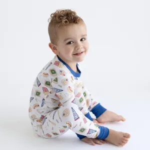 Hurray for Baseball Toddler Long Pajamas
