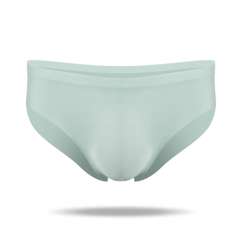 Ice Silk Cool Half Transparent Men's Brief