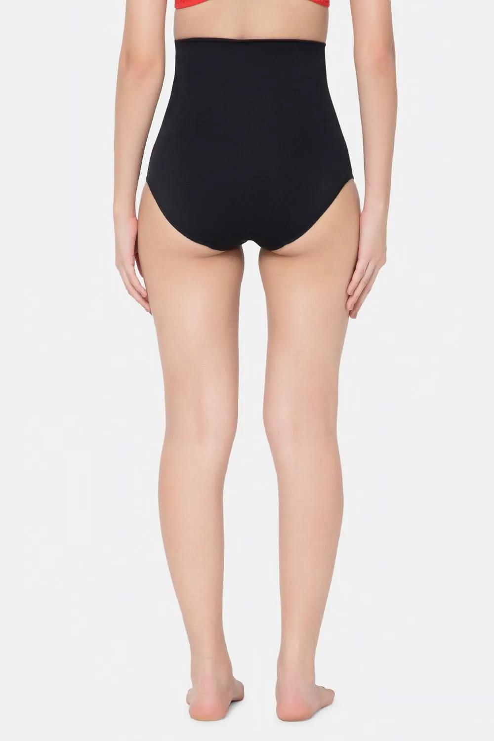 Intimacy Ultra Stretch High Waist Shaping Black Panties - Tummy Control & Secure Fit - ZH02