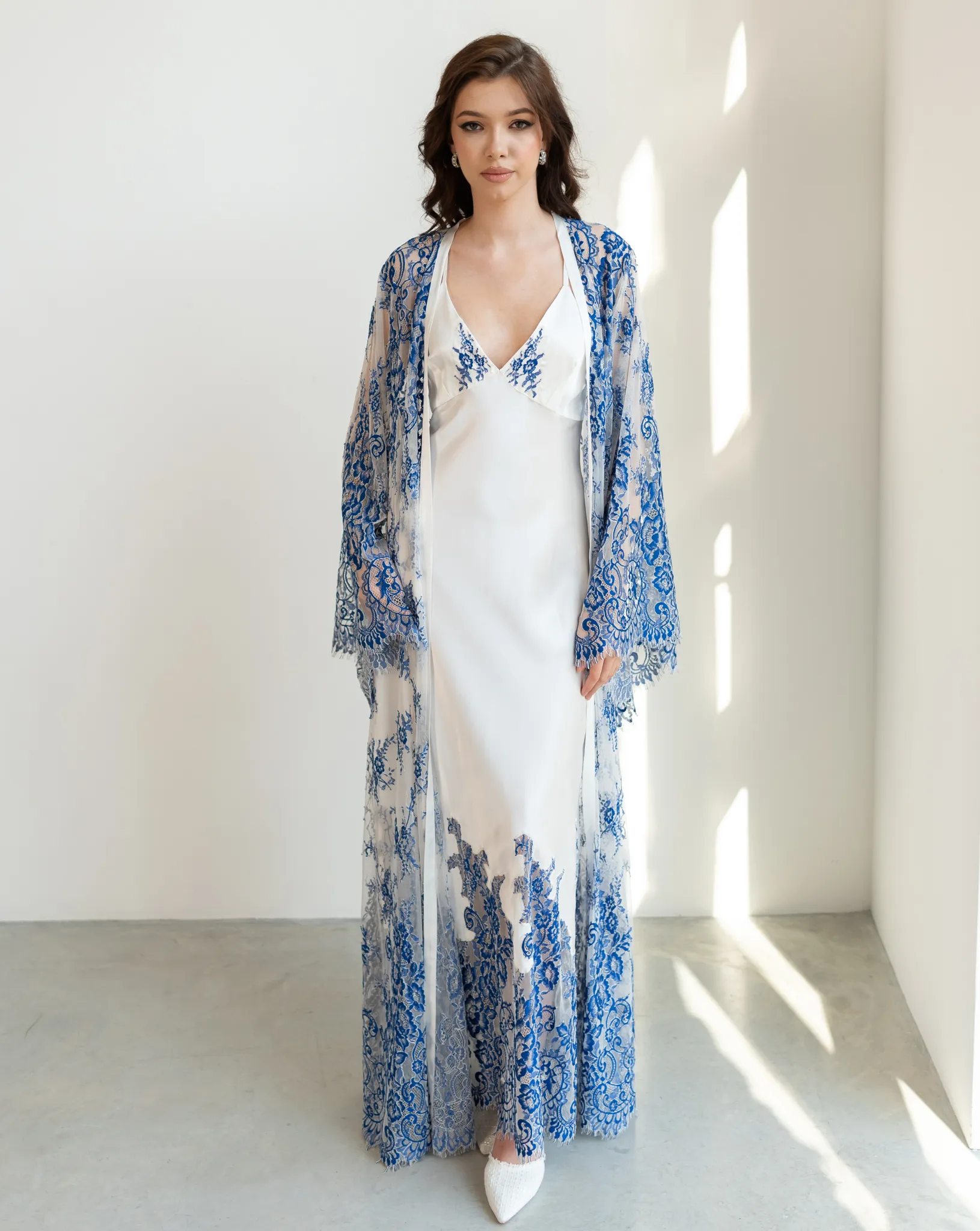 Iris Robe and Nightgown Set