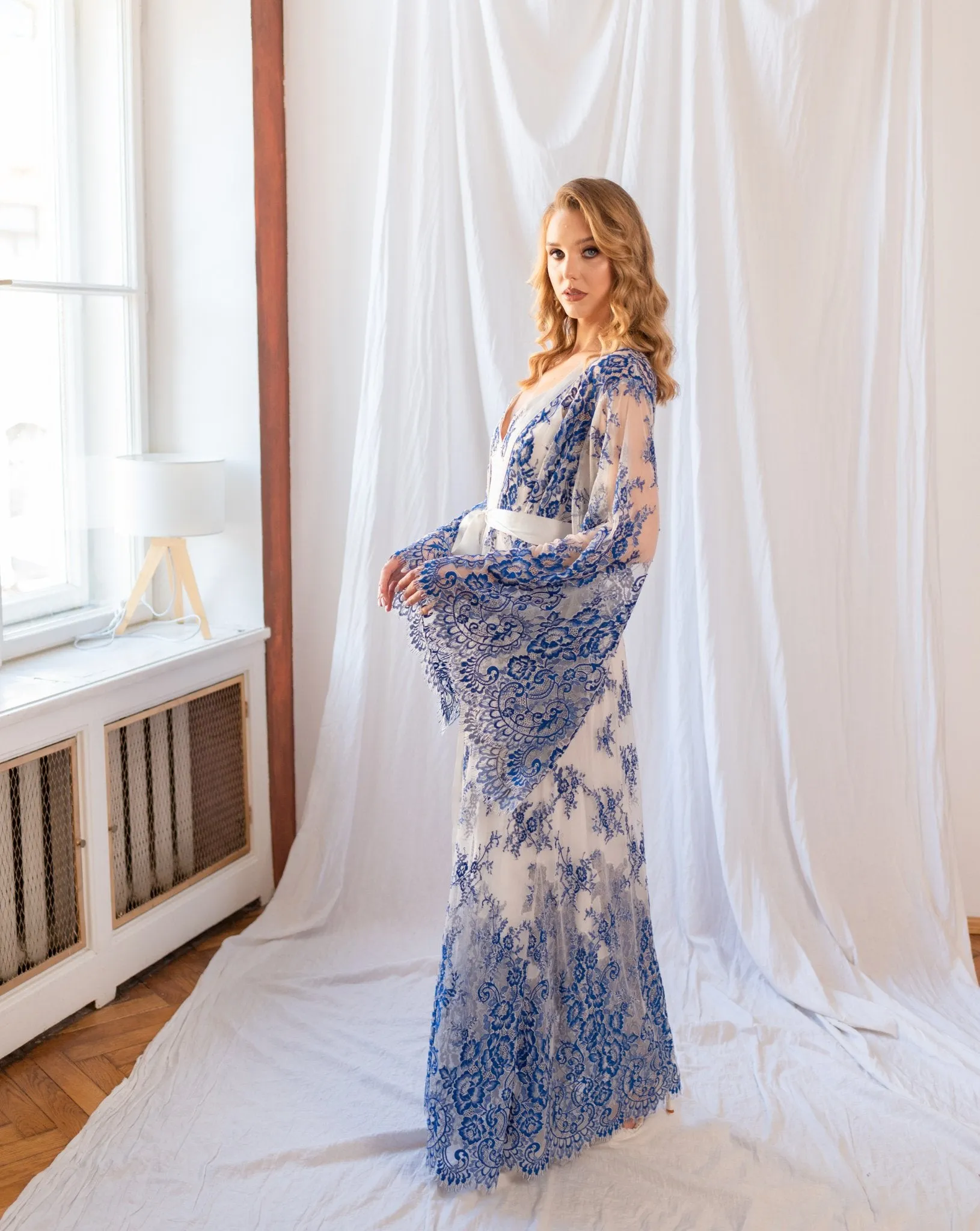 Iris Robe and Nightgown Set