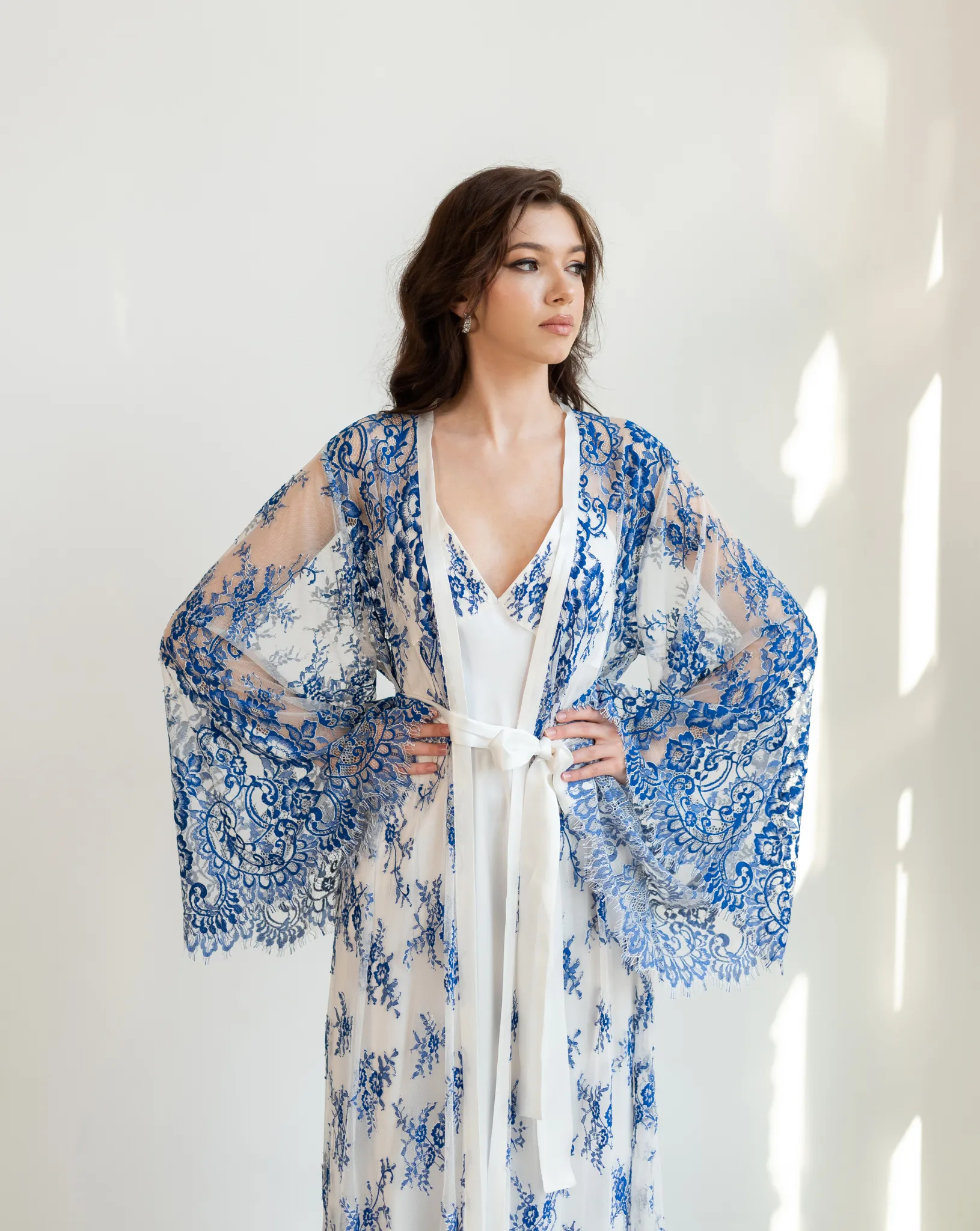 Iris Robe and Nightgown Set