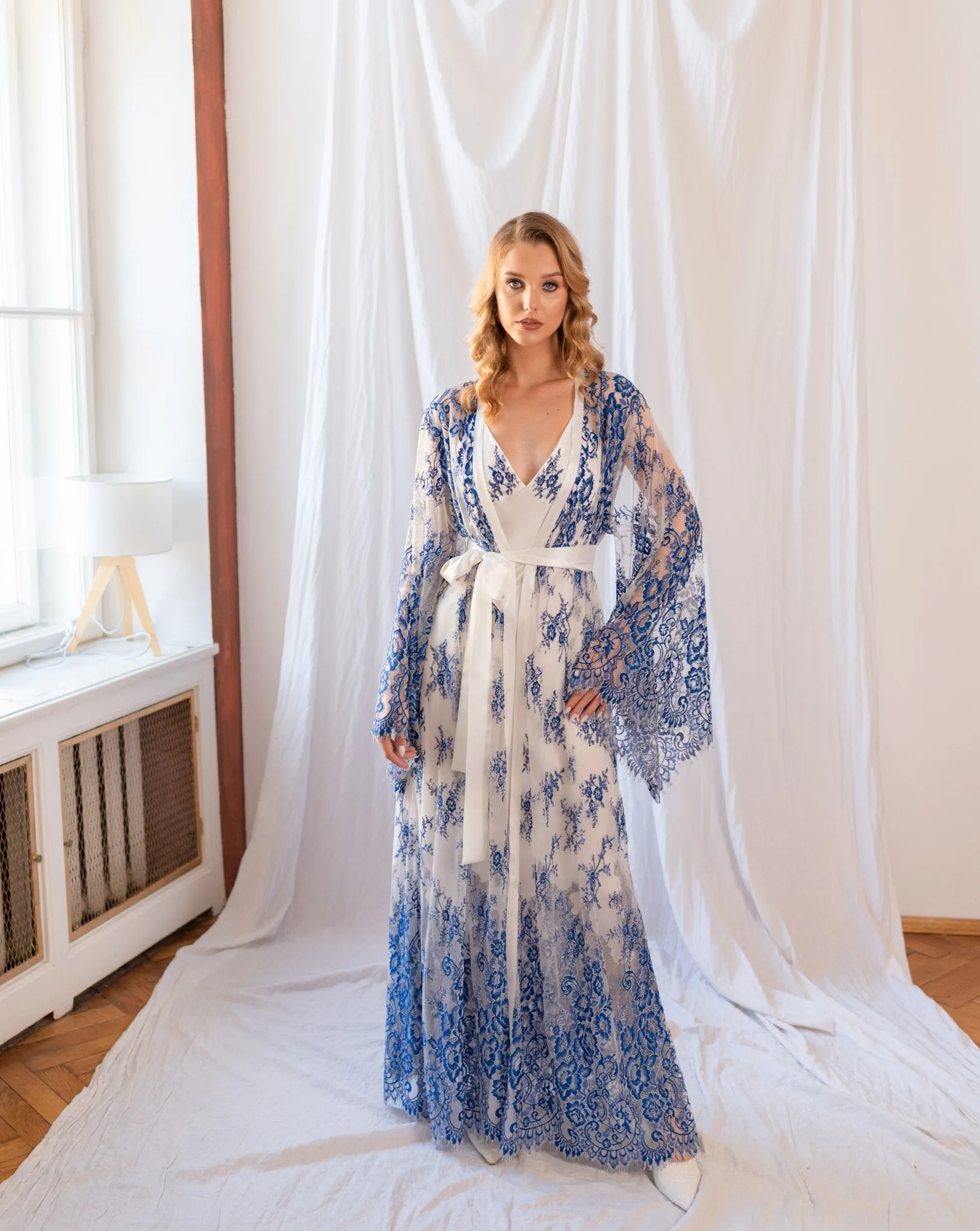 Iris Robe and Nightgown Set
