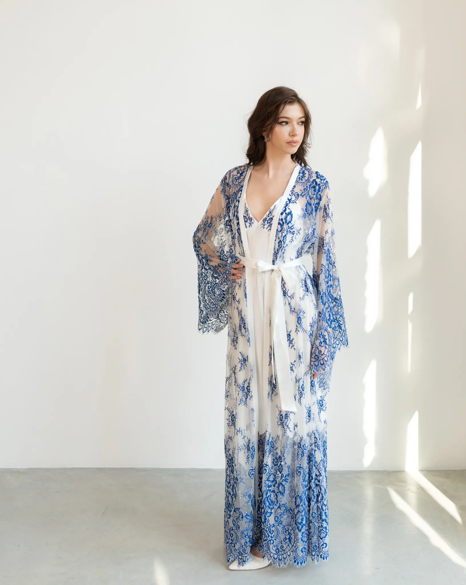 Iris Robe and Nightgown Set