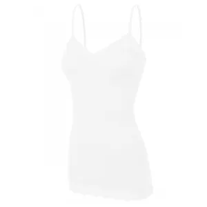 It Had to be You Lace Camisole in White PLUS