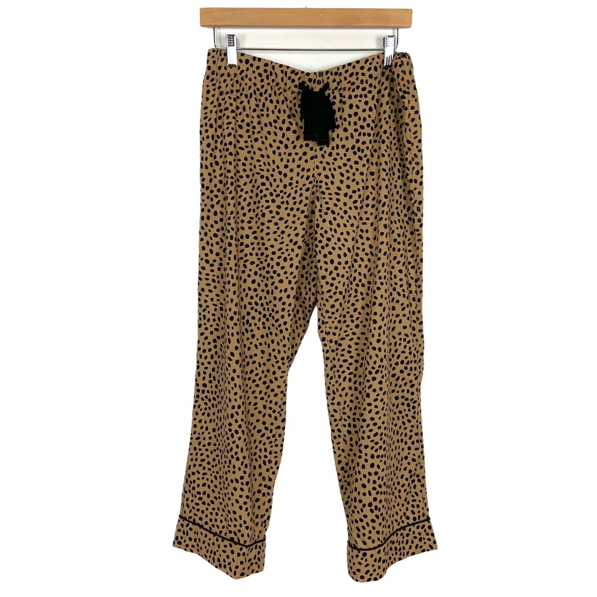 J Crew Animal Print Cropped Pant Pajama Set- Size S (sold as a set, sold out online)