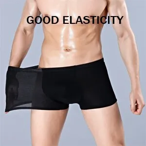 Jinquedai Fasion High Quality Bamboo Underwear Men XL XXL XXXL XXXXL 5XL 6XL 7XL Size Men Boxer Underwear Plus Size Flat Feet Panties