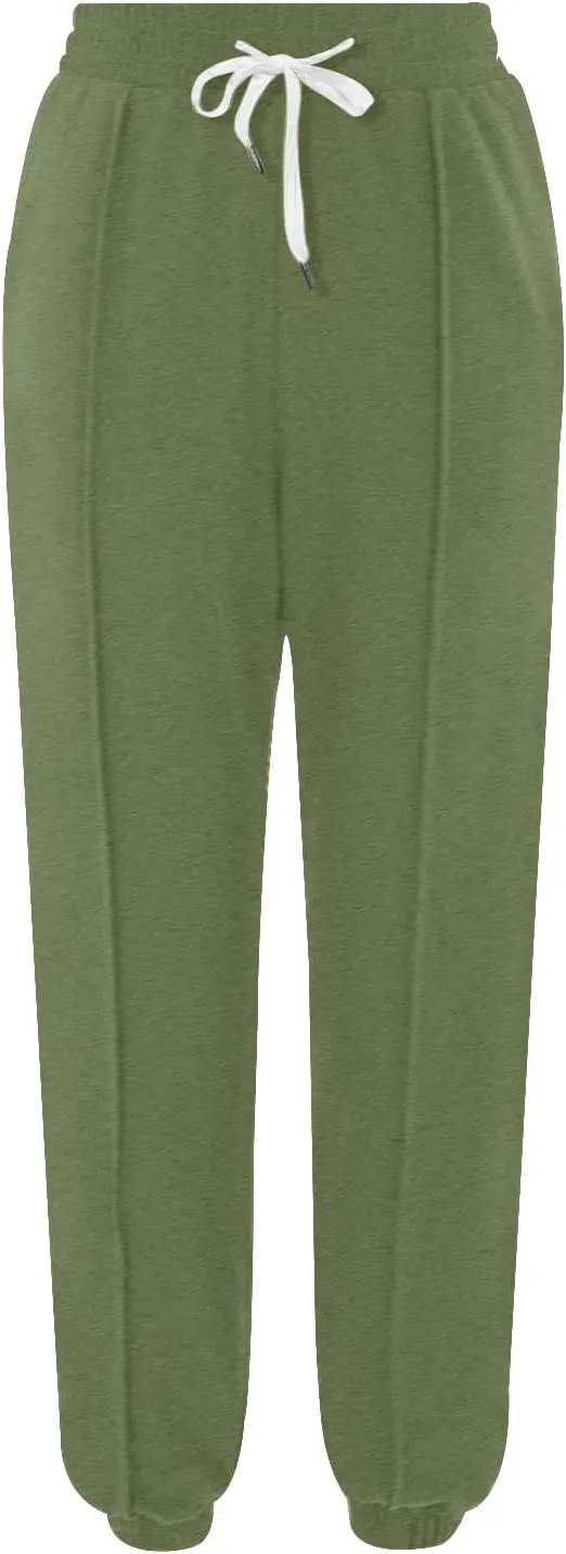Joggers for Women Lightweight Athletic Lounge Pants for Workout, Yoga, Running Drawstring Cinch Bottom Sweatpants