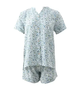Jolie Pajama Shorts Set Blue