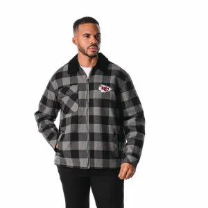 Kansas City Chiefs Flannel Jacket - Black