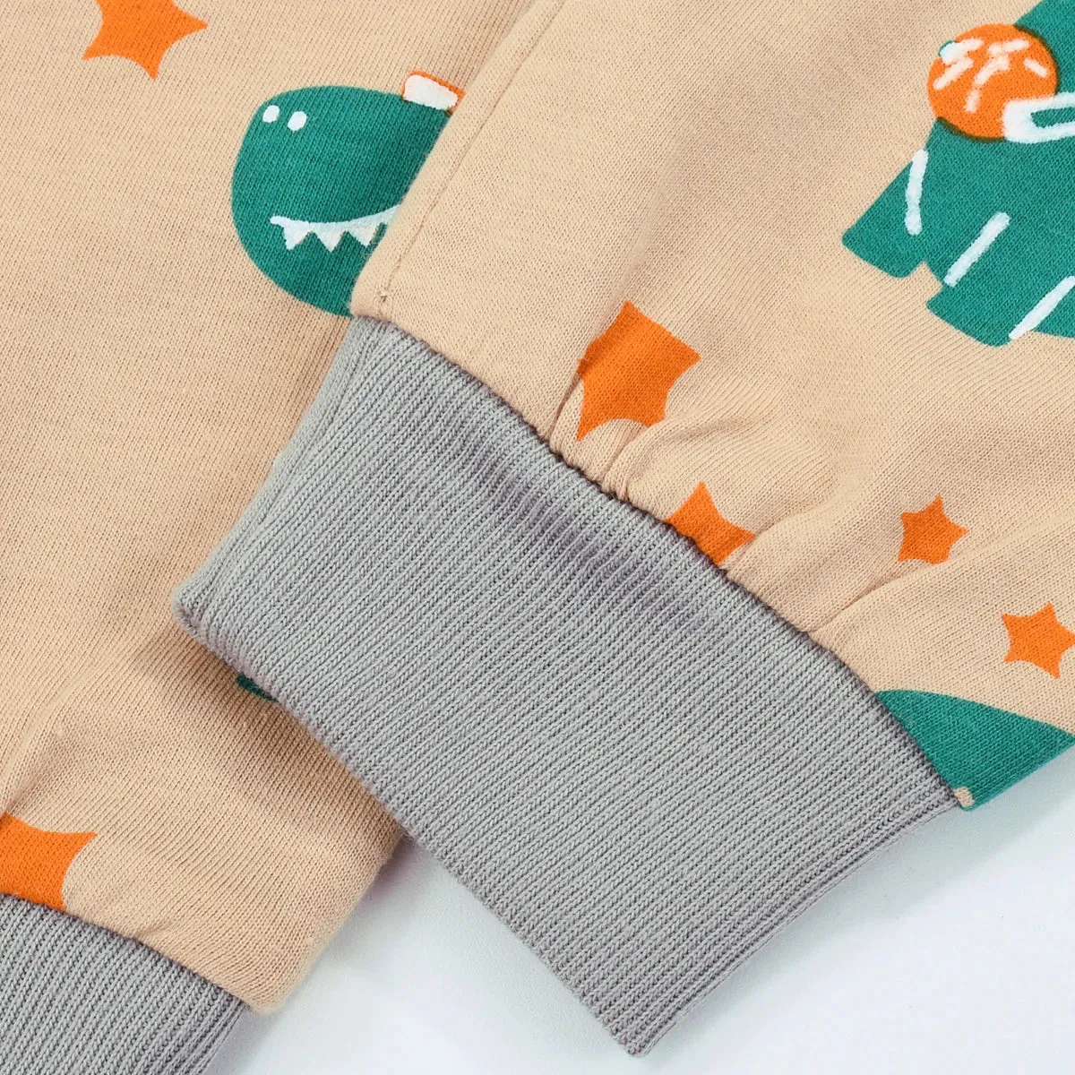 Kids Boys Cartoon Print Long Sleeves Pajamas Sets