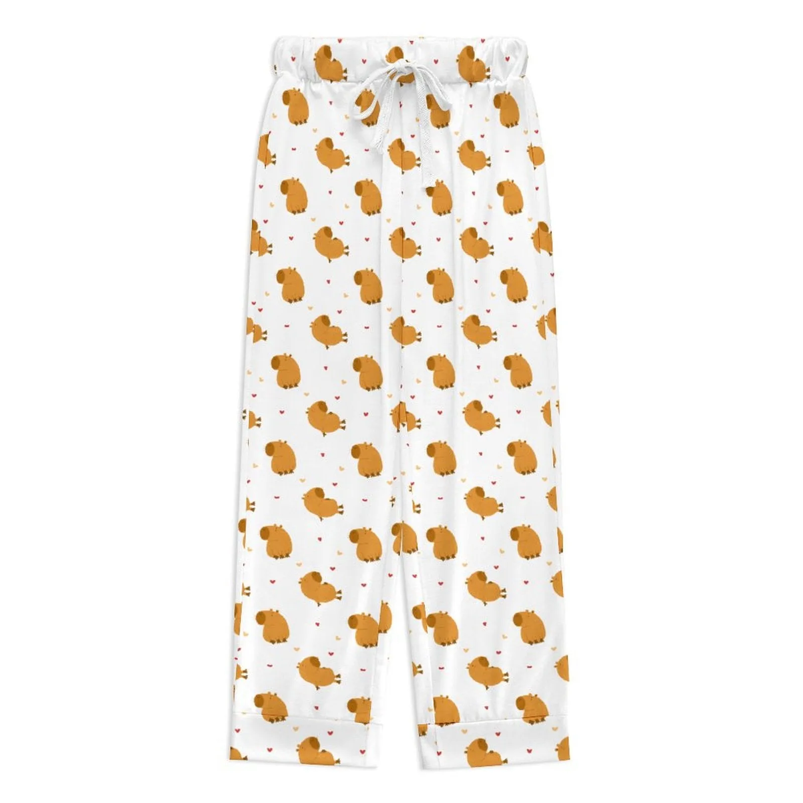 Kids Capybara and Hearts 2 Pc. Pajama Set, Unisex