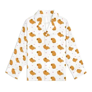 Kids Capybara and Hearts 2 Pc. Pajama Set, Unisex