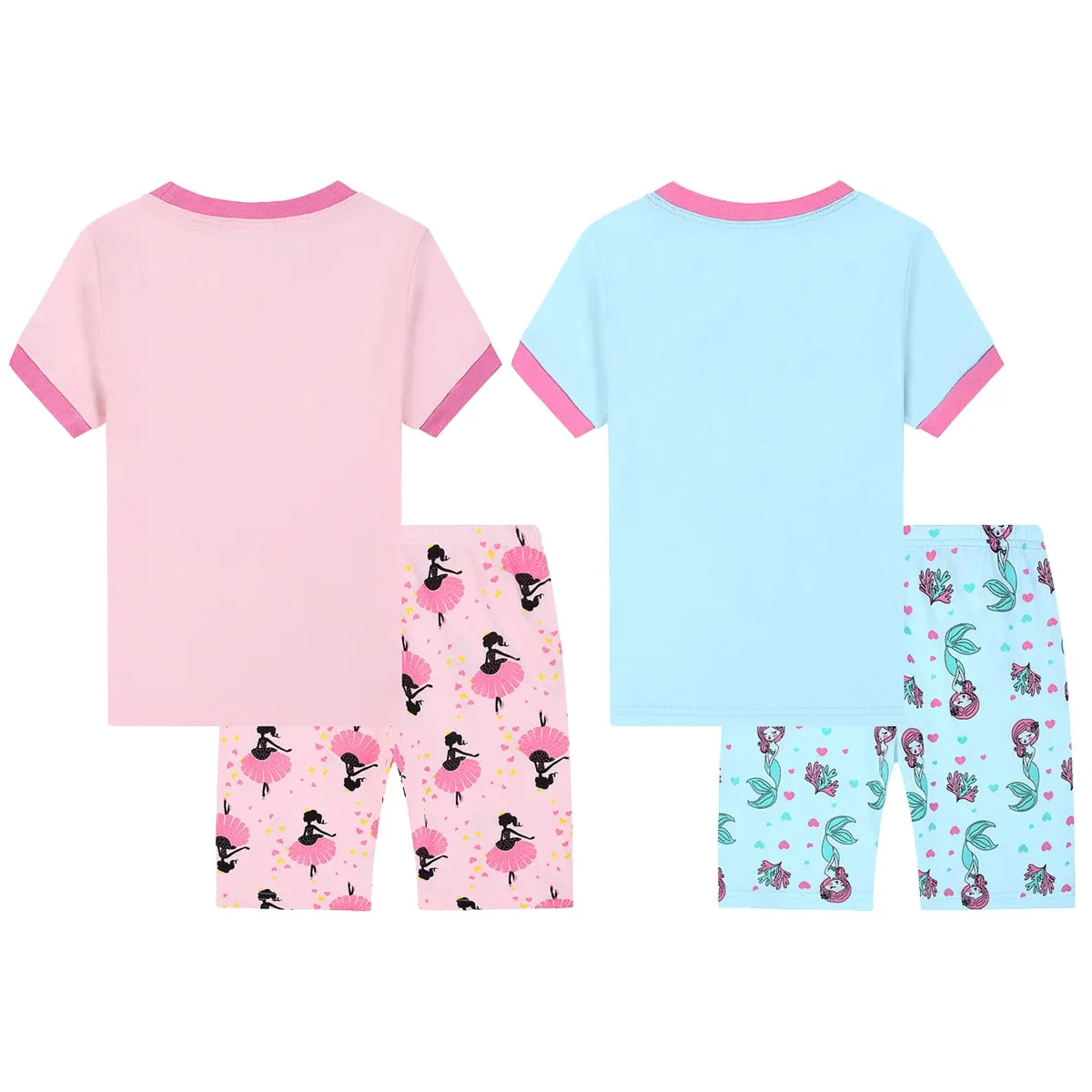 Kids Girls Cartoon Girls Print Pajamas for Summer