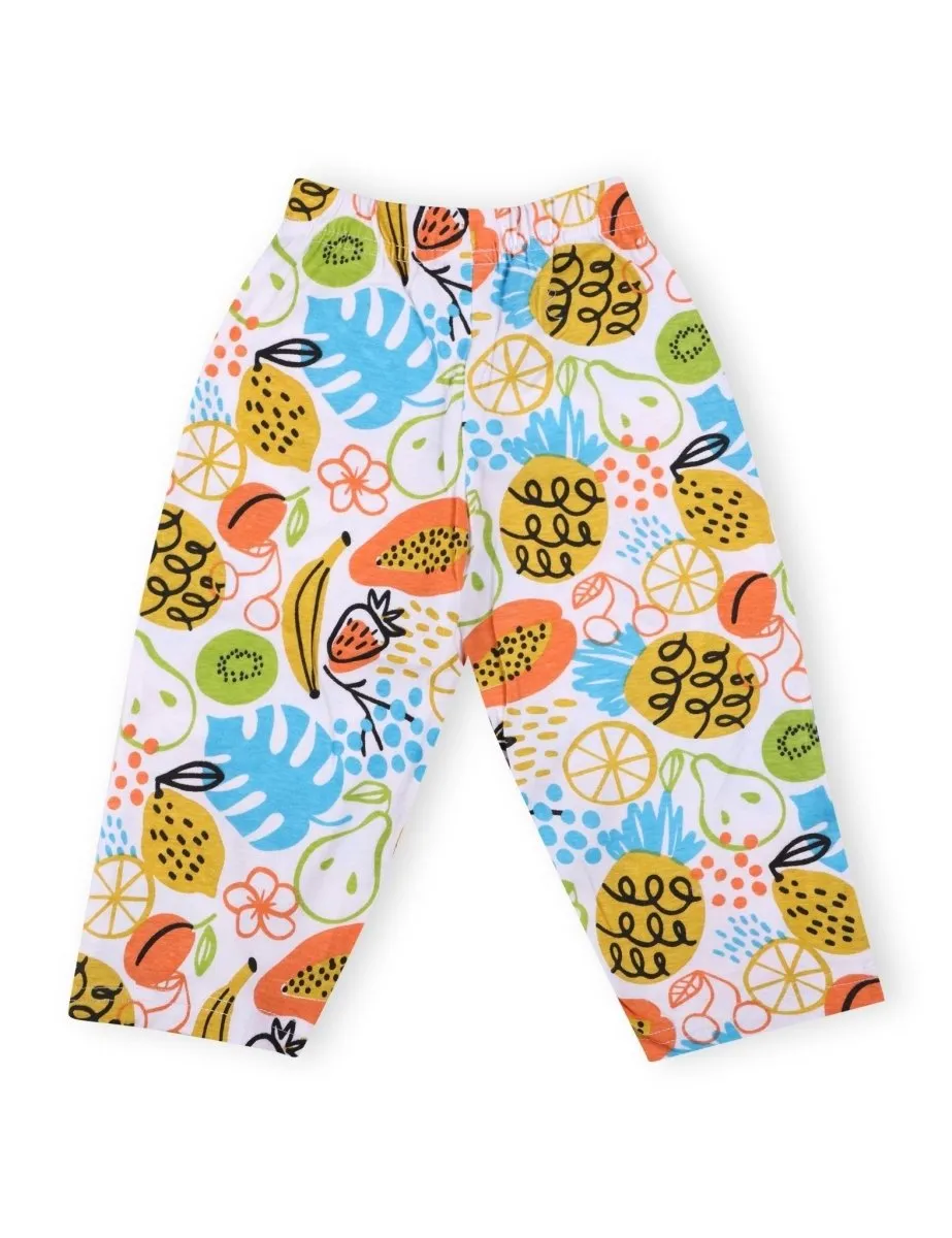 Kids Pajama Set Combo of 2 - Breakfast Club & Sweet Tropical