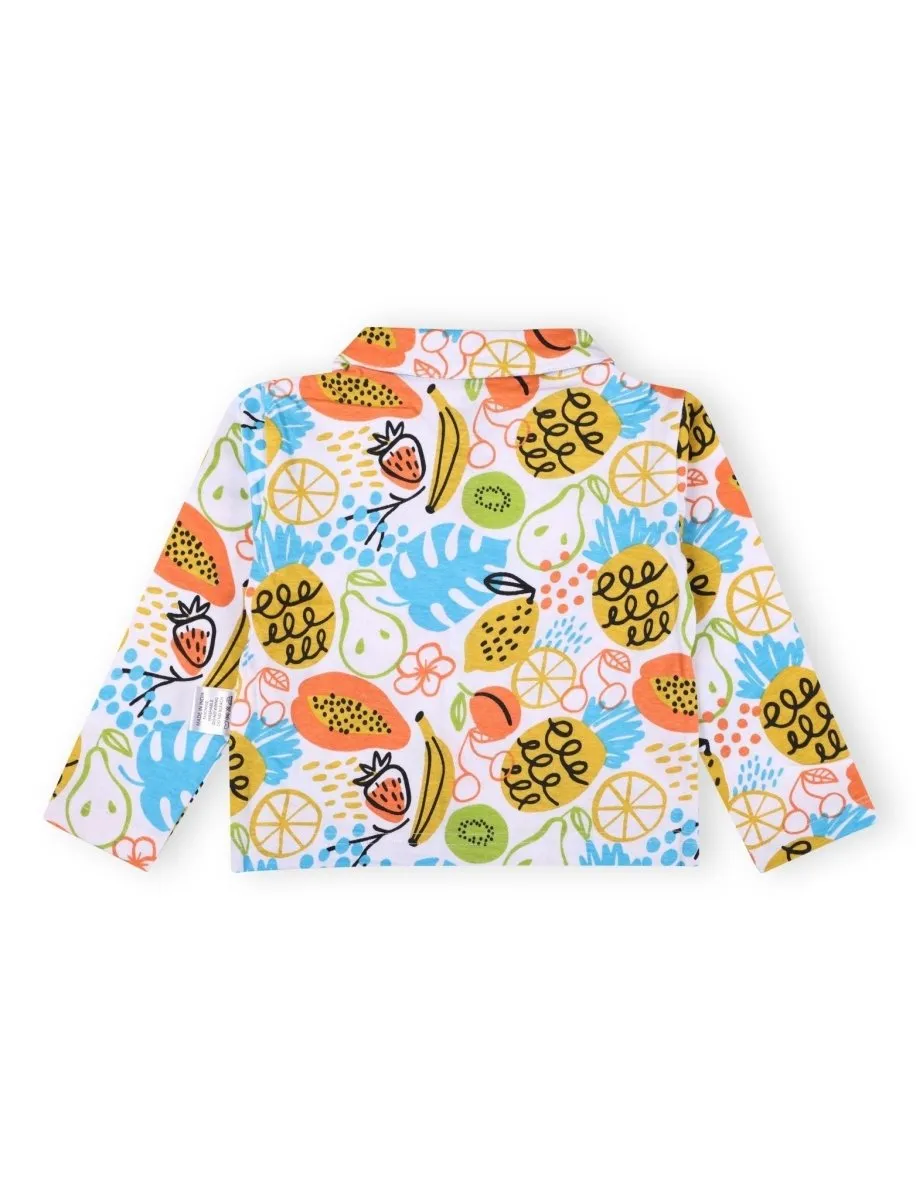Kids Pajama Set Combo of 2 - Breakfast Club & Sweet Tropical