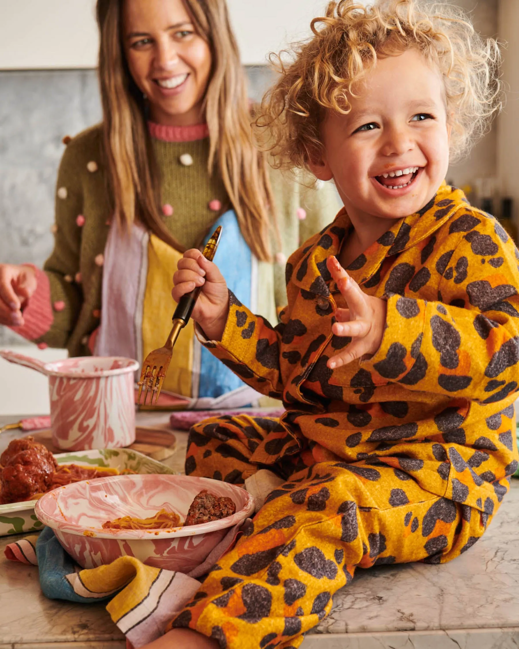 Kip & Co Tarzan Flanelette LS Top & Pant PJ's