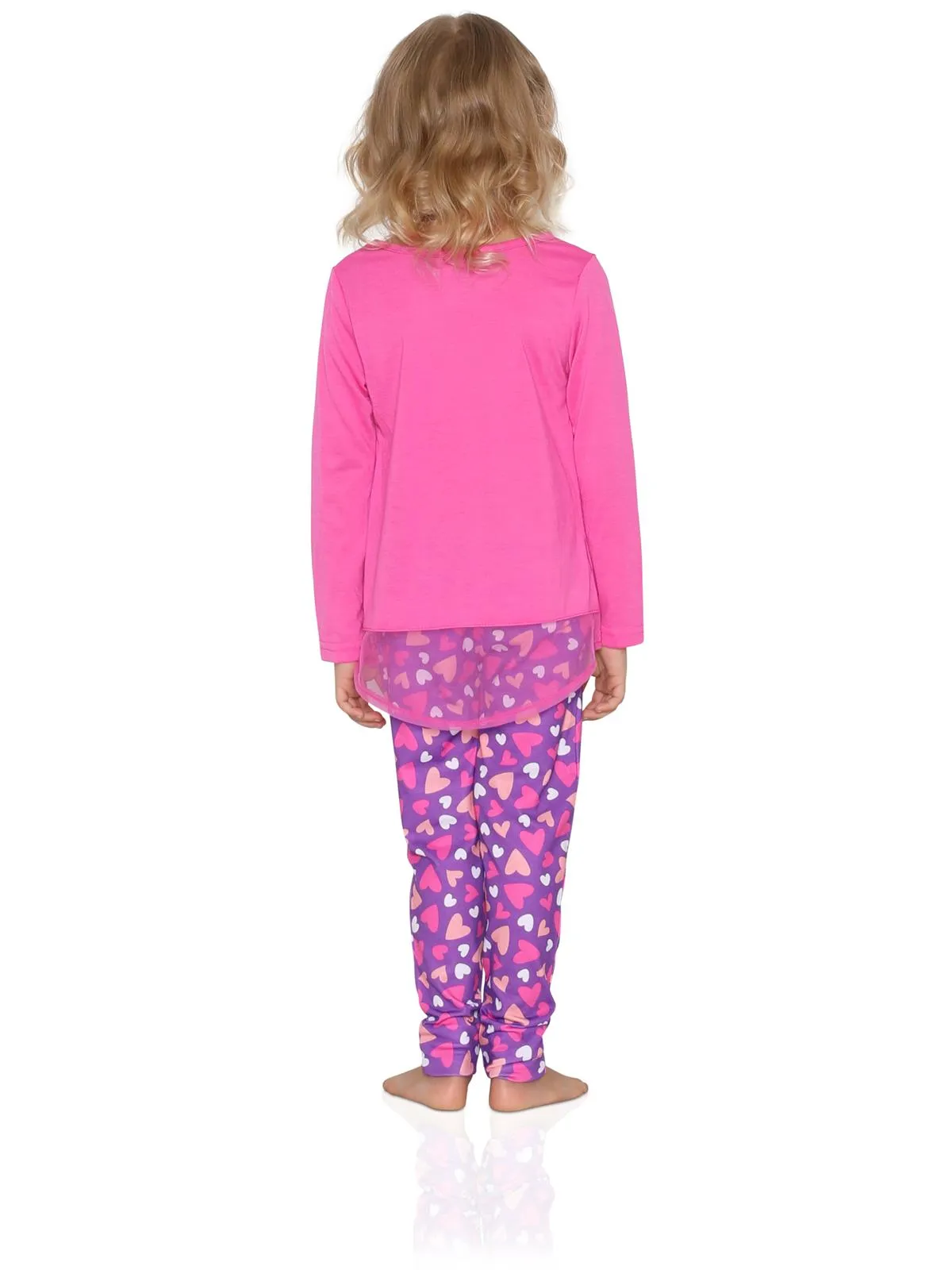 Komar Kids Big Girls Bunny 2 Piece Pajama Legging Set