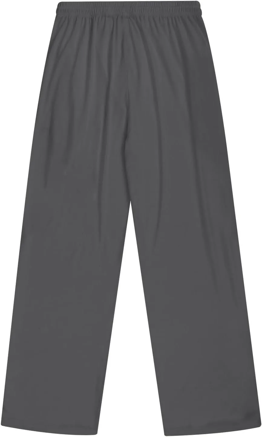 KUIOLYPOER Pajama Pants Men Solid Color Casual Baggy Sleepwear House Pjs Pants Sleep Pants Drawstring Pockets Pajama Pants