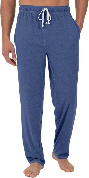 KUIOLYPOER Pajama Pants Men Solid Color Drawstring Tall Lounge Pants with Pockets Loose Fall and Winter Home Sleep Pant