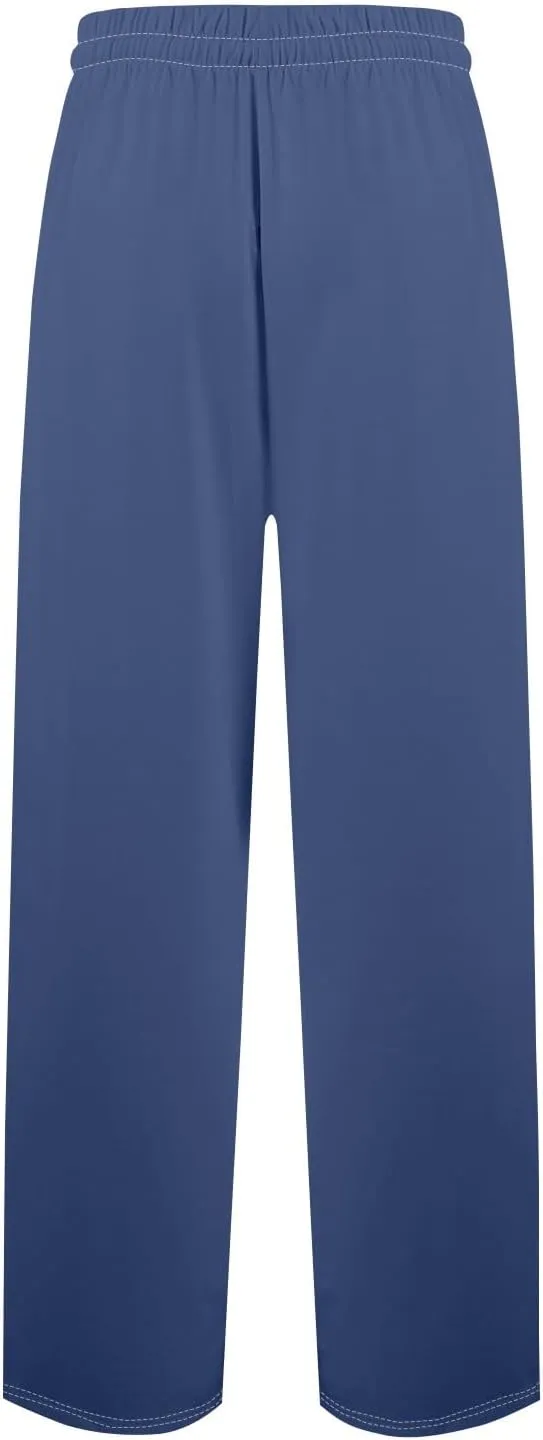 KUIOLYPOER Pajama Pants Men Solid Color Drawstring Tall Lounge Pants with Pockets Loose Fall and Winter Home Sleep Pant