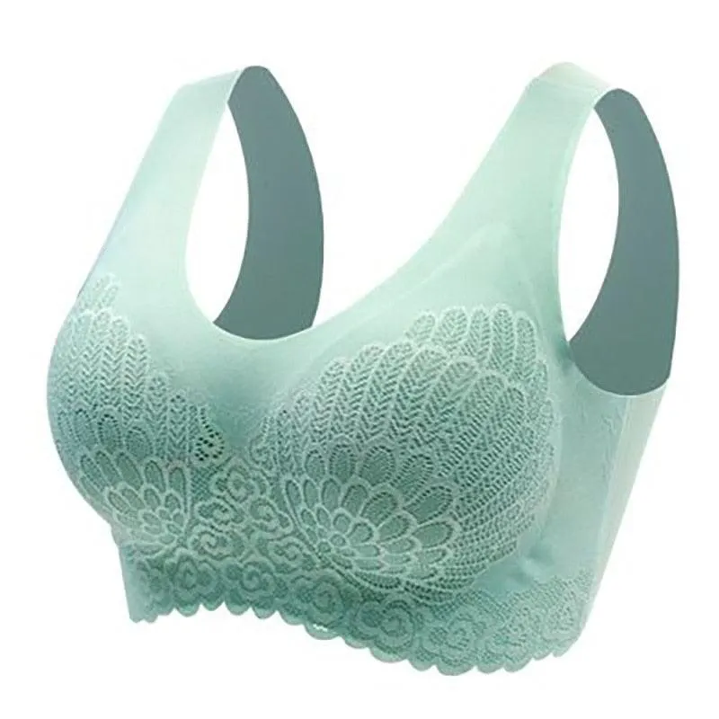 Lace Brassiere Push Up Bralette With Pad Vest Top Bra