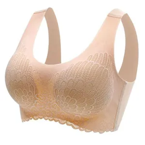 Lace Brassiere Push Up Bralette With Pad Vest Top Bra