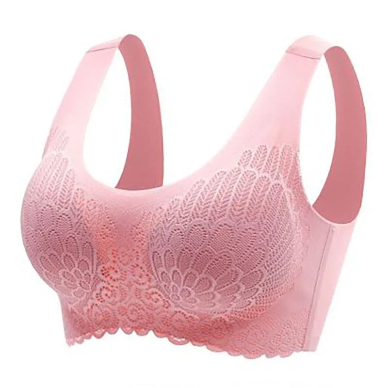 Lace Brassiere Push Up Bralette With Pad Vest Top Bra