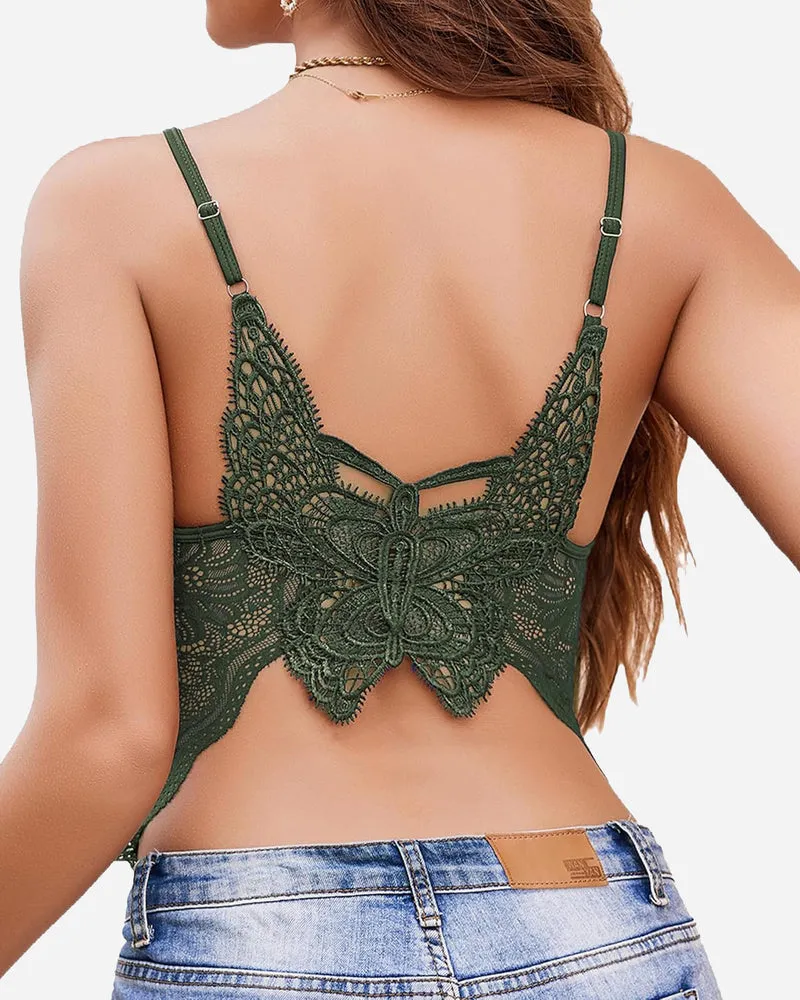 Lace Spaghetti Strap Tank Top