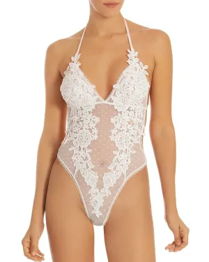 Lacy Point D'Esprit Teddy In Bloom by Jonquil