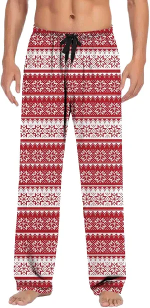 LCMTWX Mens Pajama Pants Pants Pajama Pants with Drawstring and Pockets Pajamas for Men Mens Sweatpants Men's Athletic