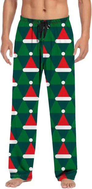 LCMTWX Mens Pants Mens Casual Pants Pajama Pants with Drawstring and Pockets Men's Pants Mens Fleece Pajama Pants Flannel