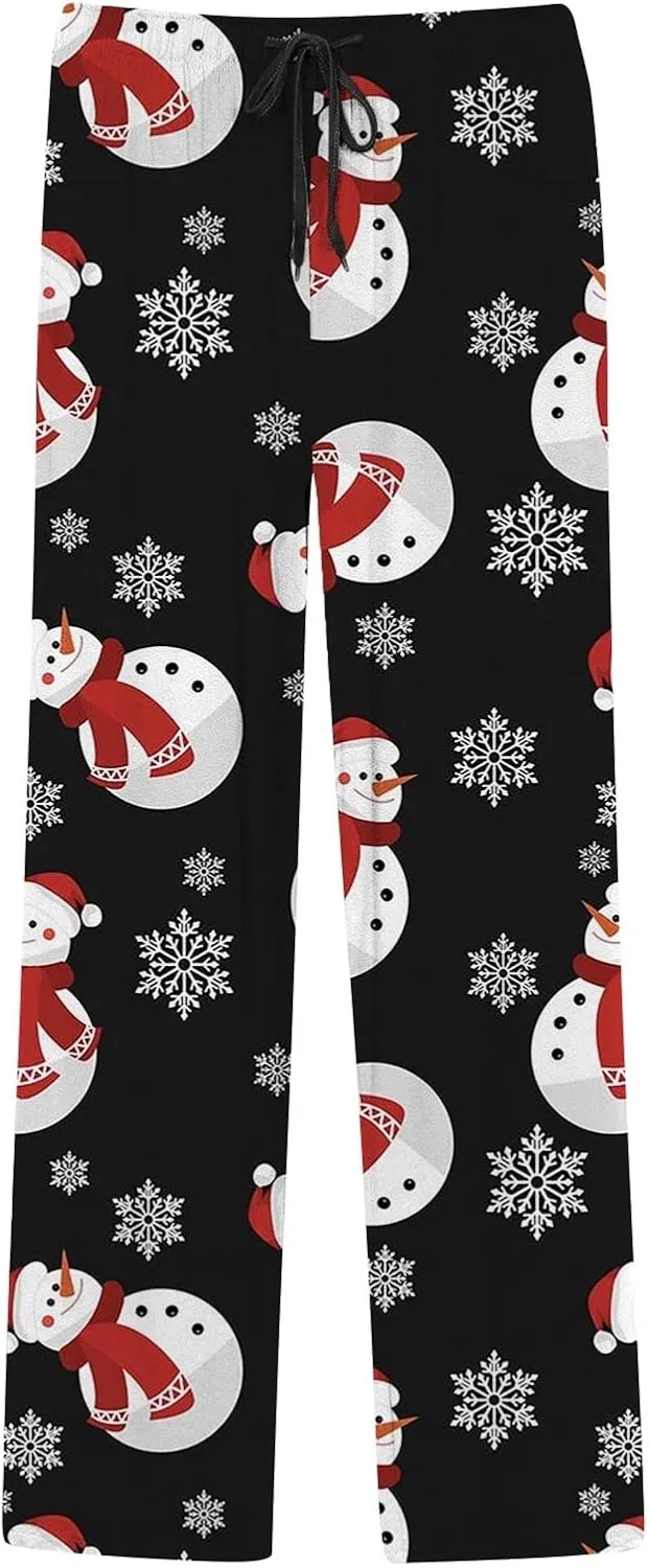 LCMTWX Mens Pants Mens Casual Pants Pajama Pants with Drawstring and Pockets Men's Pants Mens Fleece Pajama Pants Flannel