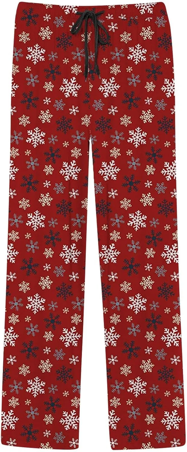 LCMTWX Pajama Bottoms for Men Women Pajama Pants with Drawstring and Pockets Sleep Bottoms Pajamas with Pockets Big and